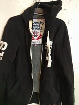 Mens Jackets - Superdry Size M Cotton Black/White Jacket - $22.50