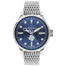 Mathey Tissot Men's Elica Blue Dial Watch - U121ABU - £470.56 GBP