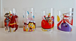 4 VTG &#39;93 McDonald&#39;s Happy Meal Plastic 4&quot; Cups Ronald Hamburglar Birdie Grimace - £27.96 GBP