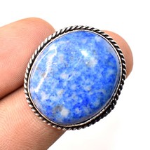 Lapis Lazuli Gemstone Fashion Handmade Ethnic Gifted Ring Jewelry 6.75&quot; SA 5355 - £4.14 GBP