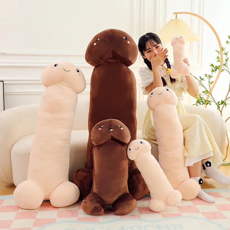 Big Size Trick Penis Simulation Plush Toy Boy Dick Plushie Hug Pillow Stuffed Se - £5.85 GBP