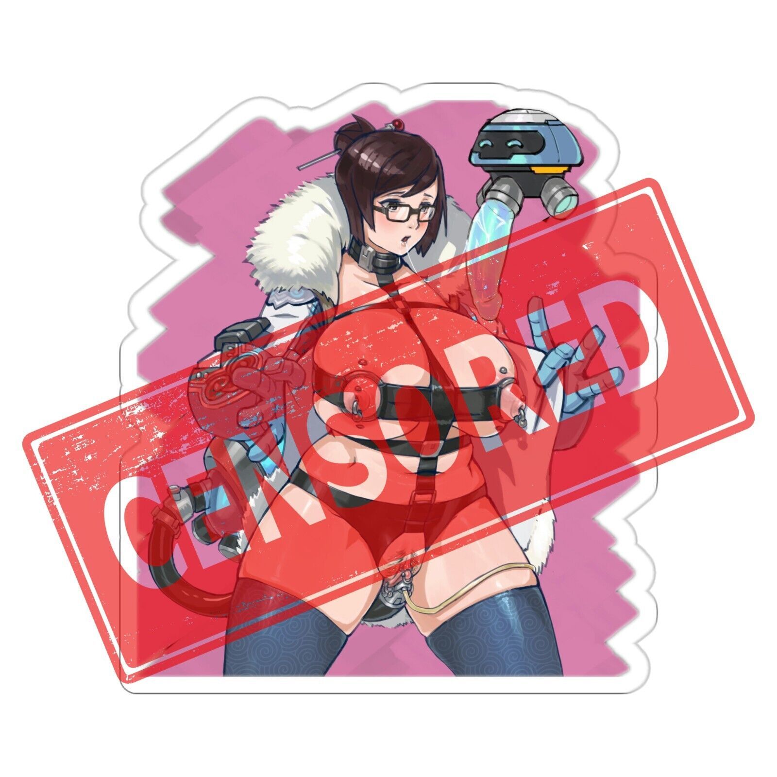 Erotic H Sticker: Mei 3 (2 Versions) - $5.57+