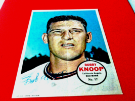1967 Bobby Knoop Topps Pin Up # 17 Angels Nm / Mint Or Better !! - £31.45 GBP