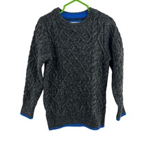 Mini Boden Grey Wool Knit Sweater Size 4-5 - £21.85 GBP