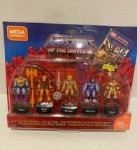 New Mega Construx Masters of the Universe Heroes set of 5 Figures - £42.23 GBP