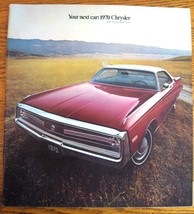 1970 Chrysler Prestige Color Brochure, New Yorker Newport 300 T&amp;C Original Xlnt - £13.14 GBP