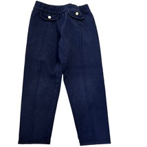 Janie and Jack Dark Blue Cotton Ponte Pants Size 5 - $14.40