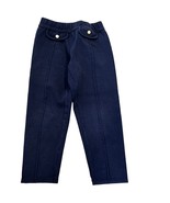 Janie and Jack Dark Blue Cotton Ponte Pants Size 5 - $14.40