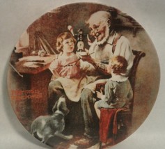 Vintage Norman Rockwell Bradford Exchange Plate 1977 1st Edition Toy Maker - £25.25 GBP