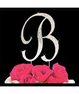 Monogram Cake Jewelry Toppers Rhinestone Design Alphabet and Numbers New - $110.69 MXN+