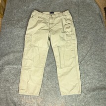 511 Tactical Mens Pants 38x30 Beige Straight Cargo Utility Workwear Ripstop - $24.98