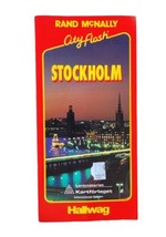 City Flash Visitor Map of Stockholm Rand McNally 1996 International Edition EUC  - £7.85 GBP