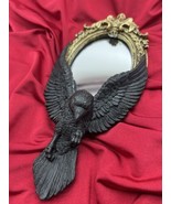 Alchemy England V120 Raven&#39;s Gaze Hand Mirror Gothic Vintage Vanity In Hand - $35.99