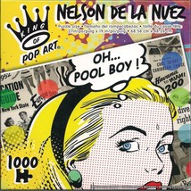 1000 Pc Puzzle Nelson De la Nuez Pool Boy Pop Art NEW - $12.19