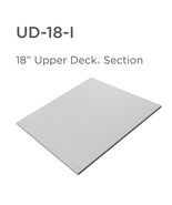 The Galley Exclusive Gray Resin 18&quot; Upper Deck Section UD-18-1-GR Brand New - $263.96 CAD