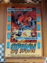 Spawn poster from Previews 3 (1992) ~ H23-46GA - £24.92 GBP