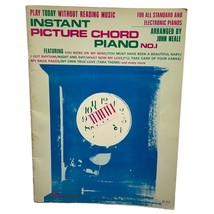 Instant Picture Chord Electronic Piano Sheet Music Instruction John Neale 1967 - £7.80 GBP