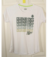 COLORADO STATE RAMS UNDER ARMOUR GREEN HEAT GEAR WHITE FITNESS WORKOUT T... - €6,68 EUR