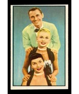 Vintage Bowman TV &amp; Radio NBC Trading Card 1953 HAMILTON TRIO #66 Show o... - £7.54 GBP