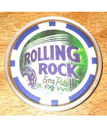 (1) Rolling Rock Extra Pale Beer Poker Chip Golf Ball Marker - Blue - £6.23 GBP