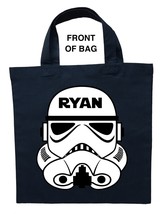 Storm Trooper Trick or Treat Bag, Personalized Storm Trooper Halloween Bag - £13.33 GBP+