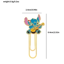 Disney Cute Stitch Bookmark Metal Stitch Book Page Paper Clips for Women... - $64.72 MXN