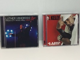 R&amp;B Soul CD lot. Luther Vandross LIVE at Radio City , R. Kelly The R in R&amp;B cd - £4.87 GBP