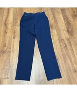 Figs Scrubs Technical Collection Navy Blue Zip Ankle Pants Pockets Women... - $35.64
