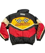 Vintage 90s Y2K Ski-doo Jacket Snowmobile Bombardier Bomber Racing Coat ... - $97.98