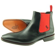 Lorens &quot;Alonzo&quot; Chelsea, Leather Men&#39;s Ankle Boots, Made in Spain, 8.5-15US - £117.55 GBP