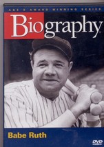 Babe Ruth On Biography, A&amp;Es Award-Winning Series, On Dvd, Color &amp; B&amp;W, 50 Mins. - £14.70 GBP