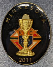2011 Minnesota KC Knights of Columbus - Enamel Lapel Hat Pin - £12.40 GBP