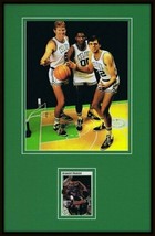 Robert Parish Signed Framed 11x17 Photo Display Celtics w/ Bill Walton&amp; ... - £54.48 GBP