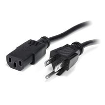 StarTech.com 10ft (3m) Computer Power Cord, NEMA 5-15P to C13, 10A 125V, 18AWG,  - £87.26 GBP