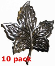 Metal Stampings Maple Leaf Leaves Plant Tree Embossed STEEL .020&quot; Thickn... - £12.31 GBP