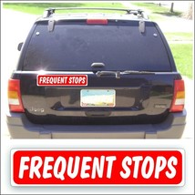Magnet Magnetic Sign FREQUENT STOPS rural mail newspaper delivery car or... - $13.83