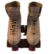 Chicago Roller Skates Ladies Women&#39;s Size 8 White With Pink Wheels and S... - £39.18 GBP