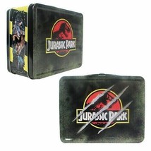 BRAND NEW 2021 Tin Totes Jurassic Park Retro Style Metal Lunch Box  - £19.32 GBP