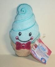 Rhode Island Novelty Small Blue Swirl Ice Cream Cone Plush with Tag - $3.00