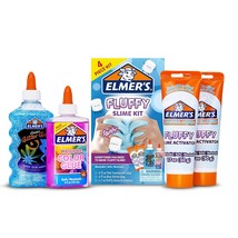 Elmers Fluffy Slime Kit, Includes Elmers Translucent Color Glue, Elmers ... - £23.52 GBP