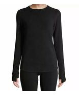 Climate Right Cuddl Duds ~ Black ~Small ~ Long Sleeve ~ Fleece Crew ~ Th... - $30.00