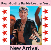 Ryan gosling motorcycle Fringe Barbie Leather Vest - £101.43 GBP