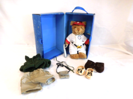 Just Friends Set includes Bear + Bear Baseball Outfit + Travel Trunk - £13.31 GBP