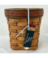 Longaberger 1992 Father&#39;s Day Pencil Basket with Plastic Liner - £26.07 GBP
