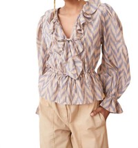 Ulla Johnson kalila blouse in BIRCH - size 8 - £130.13 GBP