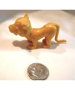 Vintage Miniature Tiger Zoo Animals Golden Yellow Tiger Hong Kong  - £7.98 GBP