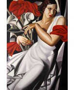 36x48 inches Rep. Tamara De Lempicka Oil Painting Canvas Art Wall Decor ... - $416.22 CAD