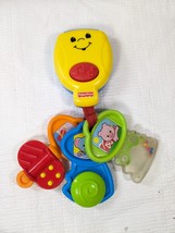 Fisher-Price nursery rhyme Keys Fob Baby Toddler rattle toy pig mouse cat READ - £10.98 GBP