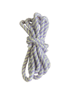 new Rhythmic Gymnastics ROPE 2.9m (114inches) purple white equipment sport - £14.44 GBP