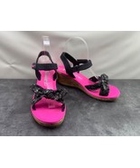 Skechers Tikis Bandanna Cutie Girls Shoes Pink 5M Floral Slingback Wedge... - $37.78 CAD